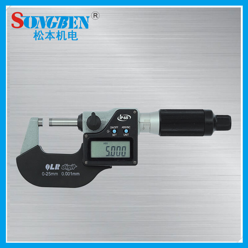 青量数显电子外径千分尺200-225mm带接口142-09-436