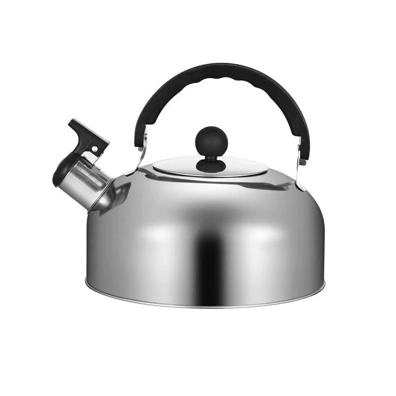 Cross -border exclusive stainless steel kettle flat pot sound kettle kettle kets Whistlingkettle ball -shaped pot