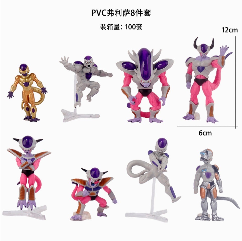 ドラゴンボールアニメのフィギュアスーパーサイヤ人悟空貝吉塔のデスクトップの置物の模型戦損超四悟吉塔