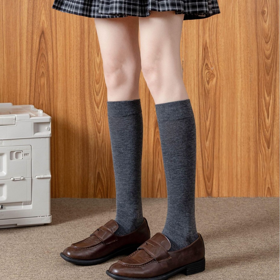 Calcetines de pantorrilla de presión JK para mujer