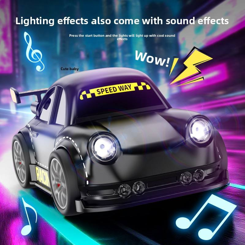 Inducción transfronteriza rc coche de control remoto Amazon inteligente de doble modo de dibujos animados coche eléctrico 4WD juguetes para niños