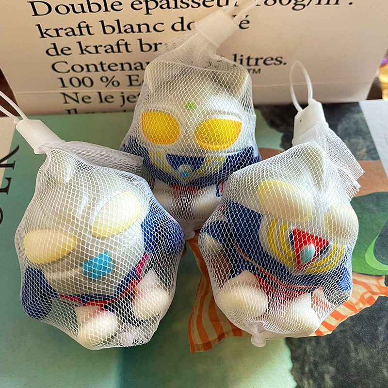 Bolsa de red huevo fiesta pellizco pellizco rebote lento ventilación artefacto mágico dibujos animados descompresión juguetes descompresión regalos de estudiantes