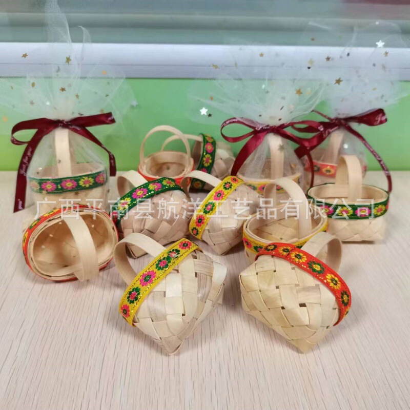 Portable Hanging Basket Wedding Candy Basket Toy Flower Basket Chocolate Candy Packaging Basket Gift Box Decorative Table Sugar Mesh Basket