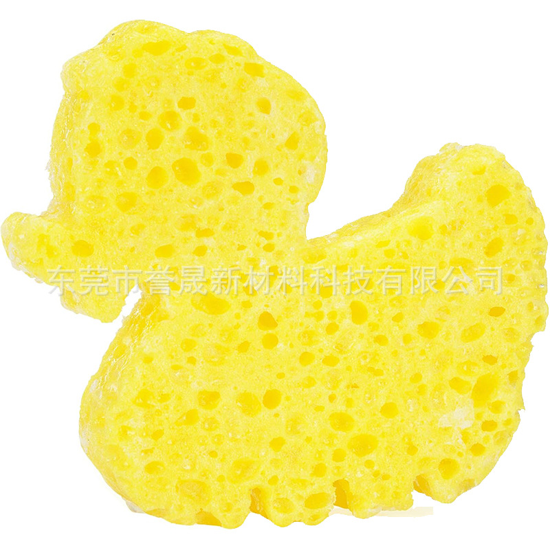 Children's cute geometric matte sponge bath sponge