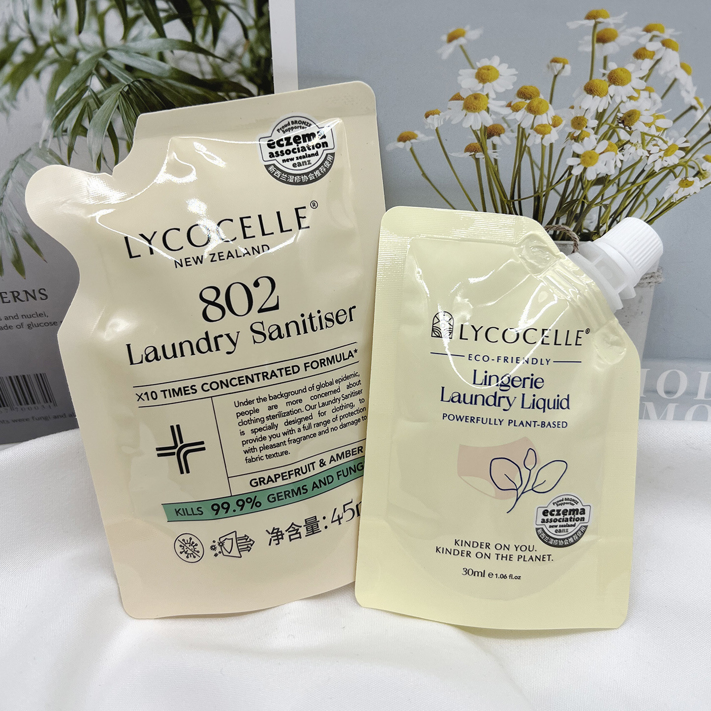 New Zealand Lycocelle underwear laundry detergent White Snow Alice plant stain removal underwear lotion 300ml