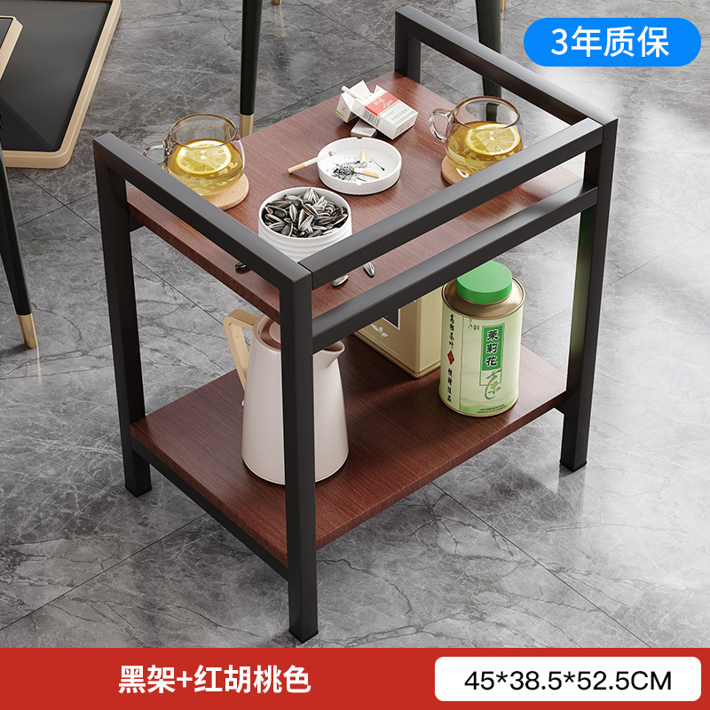 Mesa de té mesa de mahjong tabla especial para sala de ajedrez y tarjetas tabla lateral tabla lateral tabla lateral de doble capa máquina de mahjong