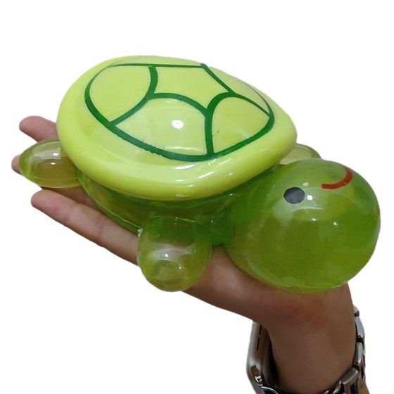 17cm Big Mac Luminous Oversized Turtle Open Lid Storage Box Turtle Taiye Shake Tone Same Toy Animal Gift