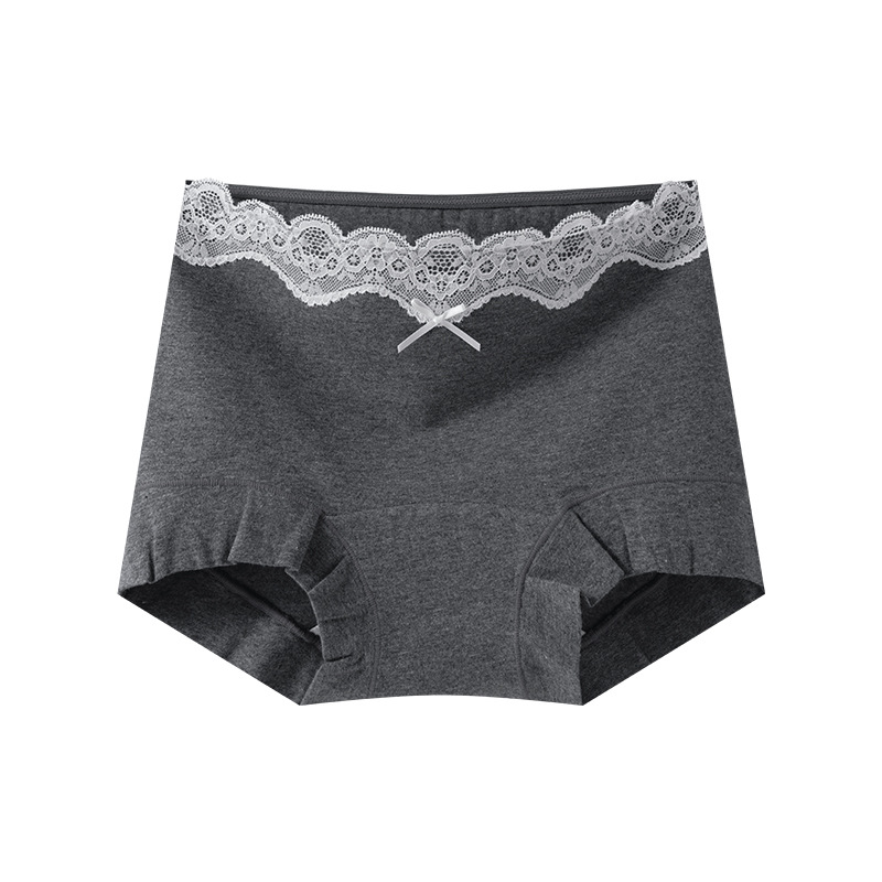 Bóxer Calzoncillos Calzoncillos de entrepierna larga de algodón puro para mujer Primavera y verano 10a Pantalones de seguridad de cintura media sin costuras antibacterianos