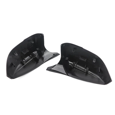 Car mirror Bright Black Carbon Pattern
