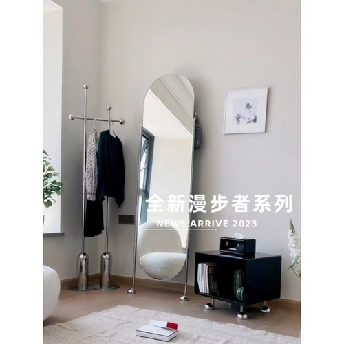 3x vertical stainless steel coat racks for home light luxury home bedroom floor-standing coat racks living room porch hanging wrapping