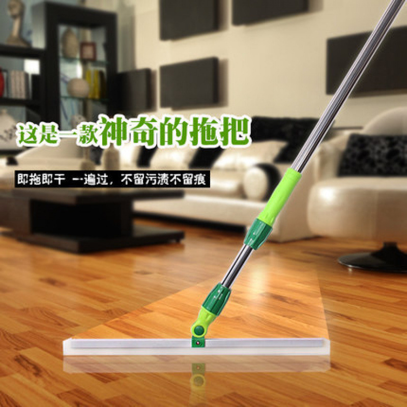 スジェ35cmワイパー、ガラス用ステンレス伸縮ポール、シリコンフロアスクイーザー、50cmフロア掃除用具|undefined