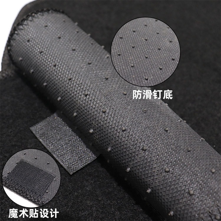 Black car anti-slip floor mats, dirt-resistant velvet floor mats, complimentary from 4S stores, universal car floor mats for ride-sharing vehicles