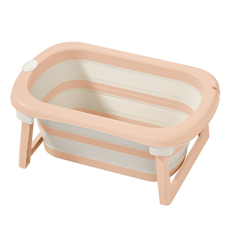 Cubo de baño plegable para niños bañera de bebé reclinable para el hogar bañera de bebé sensible a la temperatura niños Cubo de baño tamaño pequeño