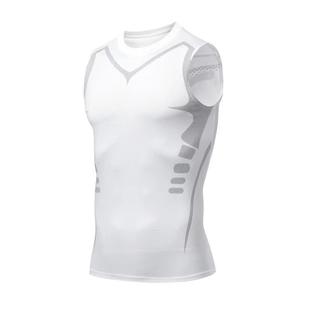Men's Summer Sports Tight Basketball Quick-Drying Vest Solid Color High Elastic Body Shaping Base Layer