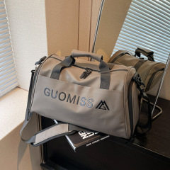新型立体スポーツフィットネスバッグ男性短距離出張荷物収納バッグ女性シンプルカジュアル大容量旅行バッグ