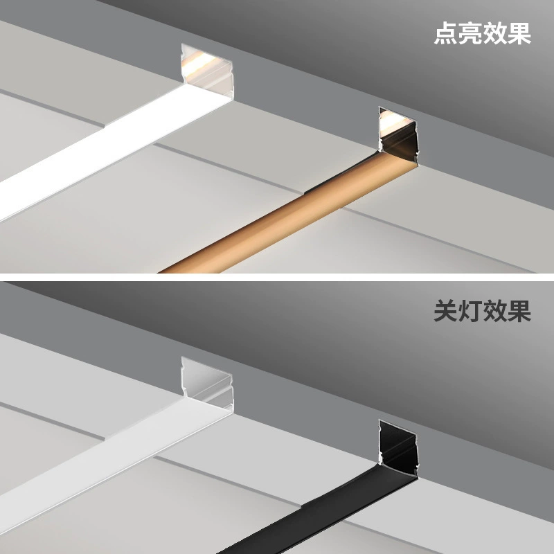 LED linear light strip, recessed/wall mount, COB options, 24V transformers, 1 m length