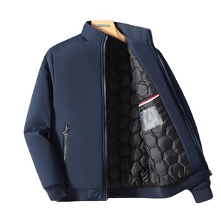 ebay winter cotton-padded coat men's young and middle-aged casual waterproof windproof cotton-padded coat Amazon wish foreign trade manufacturer