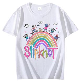 ����2024�¿����Q�W��slipknot��Y��ꠈD��ӡ���A�I����T-shirt