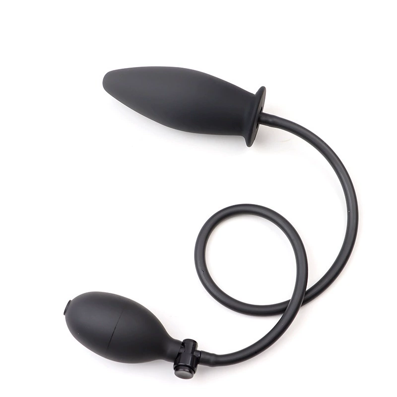 Inflatable Silicone Anal Plug, Adjustable Valve, Multiple Shapes and Sizes (0.124 kg)