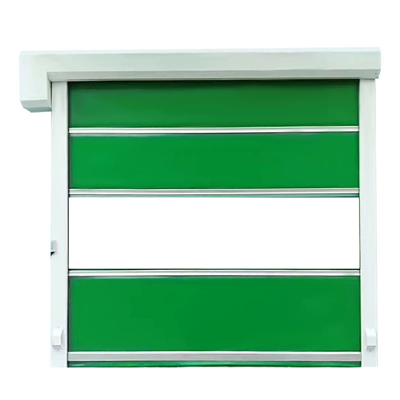 Factory PVC cold storage soft curtain fast door perspective model dust purification workshop electric lifting door fast rolling door