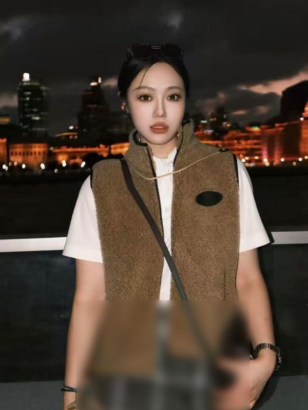 南油女装批发2025秋冬立领抓绒泰迪背心马甲女美拉德宽松背心坎肩|undefined