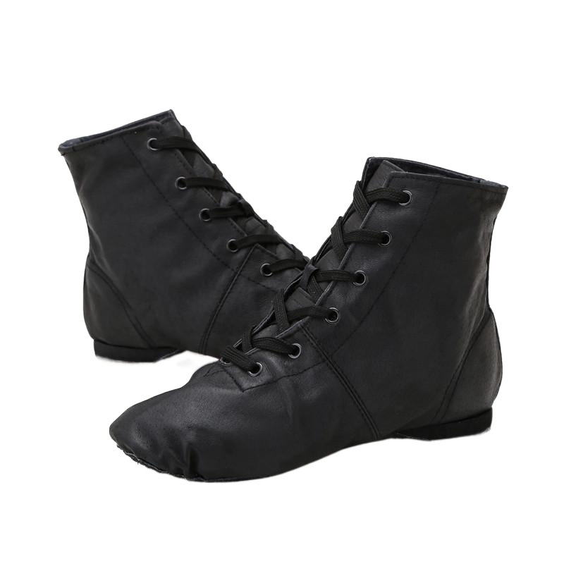 Oro plata alta-top zapatos de baile de cuero brillante etapa rendimiento adultos niños de lona botas de jazz zapatos de las mujeres negras