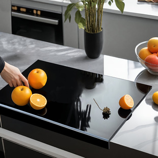Cross-border Amazon kitchen countertop transparent cutting board fruit and vegetable cutting mat non-slip cutting board acrylic cutting board