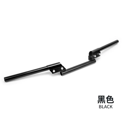 Motorcycle modification 22mm Universal Motorcycle Safety Supplies - black-motorcycle-hollow-split-handlebar