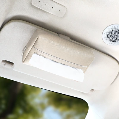 Tissue Holder, Car tissue box/set - apricot-colored-magnetic-model