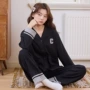 长袖v领外穿女士绒睡衣