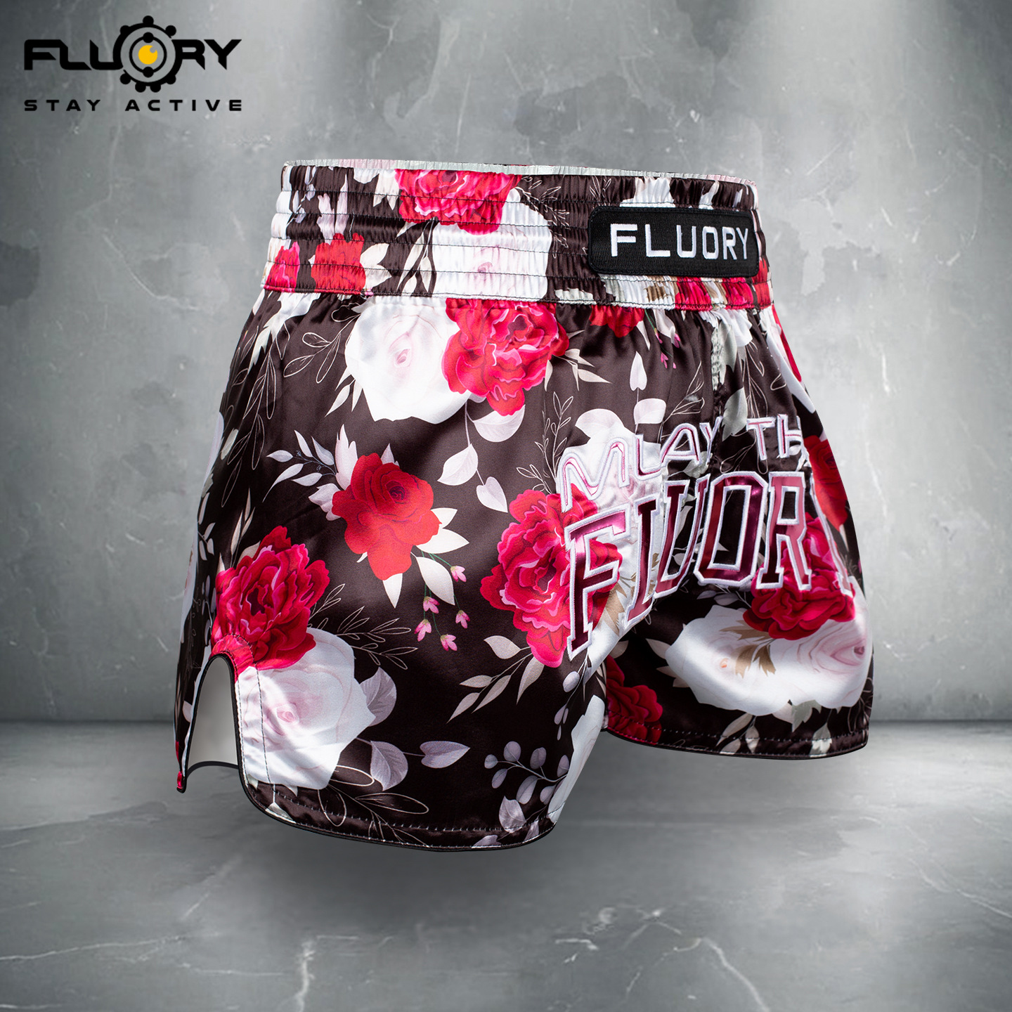 Fluory Muay Thai Shorts Simple Fighting Mixed Martial Arts Adult Training Boxing Pants Men and Women Pants