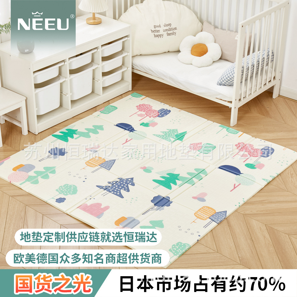 Bebé gatear bebé sala de estar hogar micro-corrector plegable XPE almohadilla para gatear almohadilla de espuma para niños