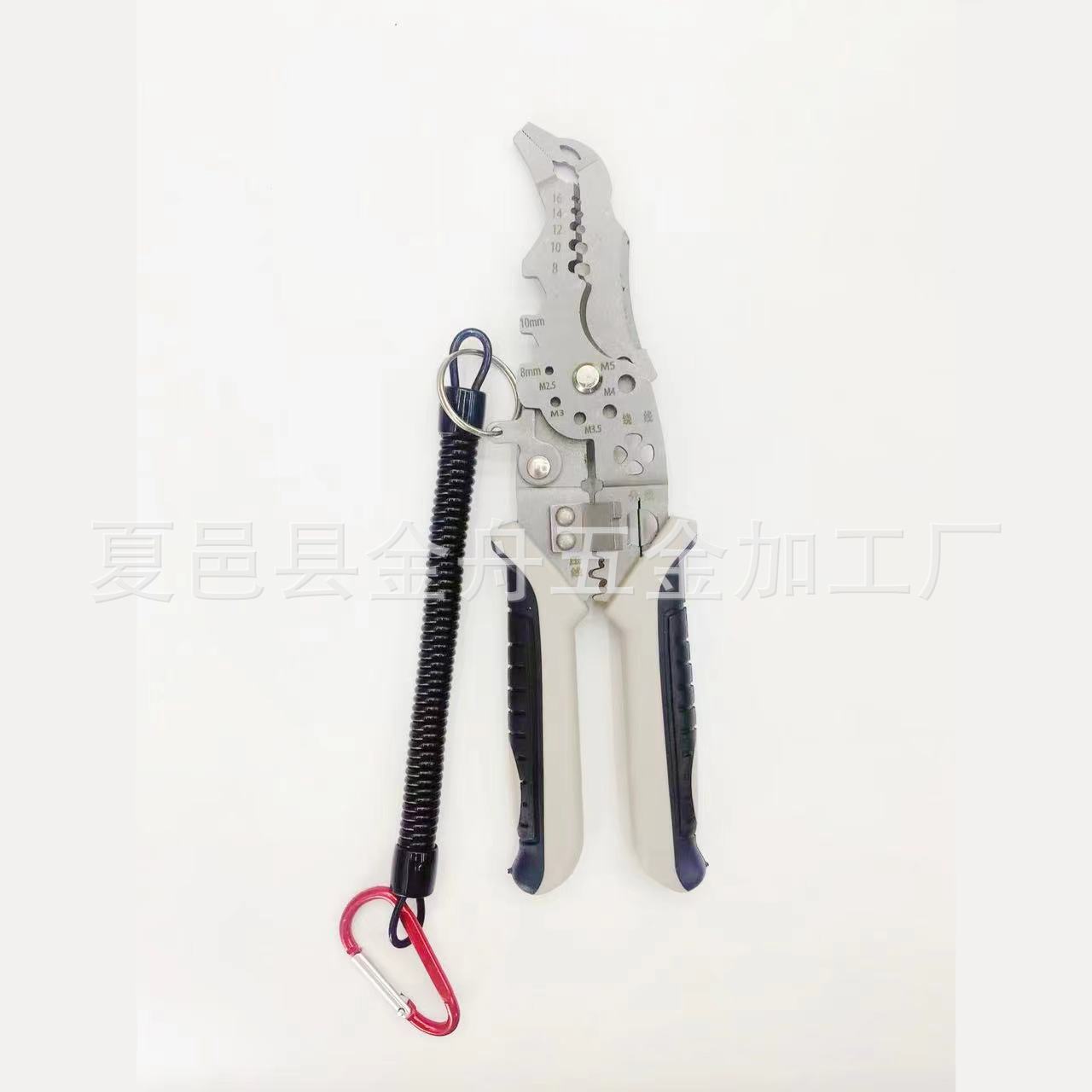 多功能弯头剥线钳分线剥线扒皮绕线工业级分线剪线管断丝拧螺丝钳