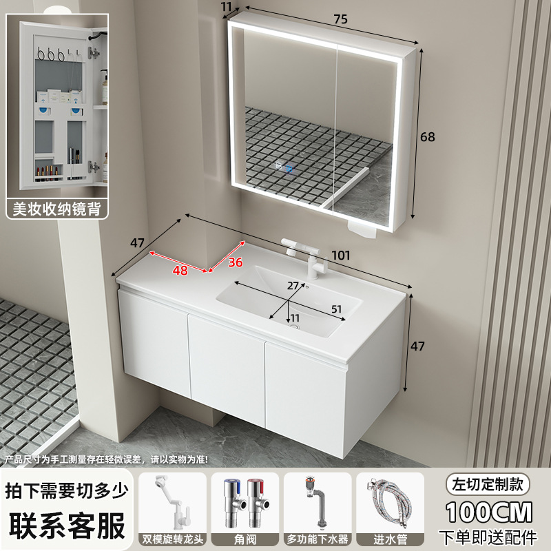 Ángulo cortado panal de abeja gabinete de baño cerámica integral lavabo de forma especial tamaño de inodoro envase lavabo de columna de tubo