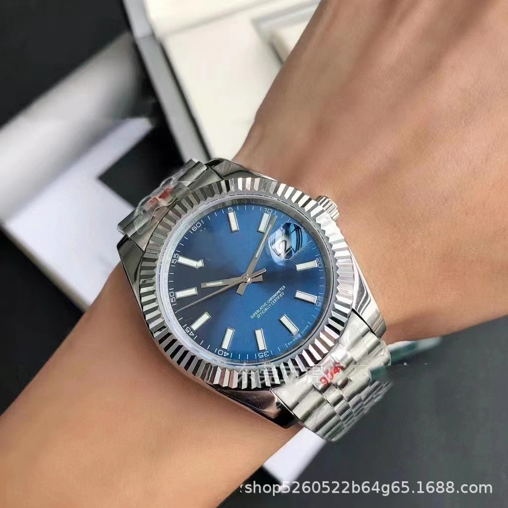 Weichang agencia de distribución Laojia Blue Log 3235 movimiento VSF gris log mecánico relojes masculinos AliExpress lote transfronterizo