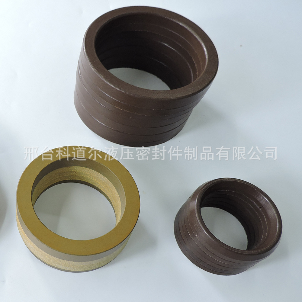 厂家优惠  V型氟胶夹布组合密封 橡胶夹布密封 四氟组合密封