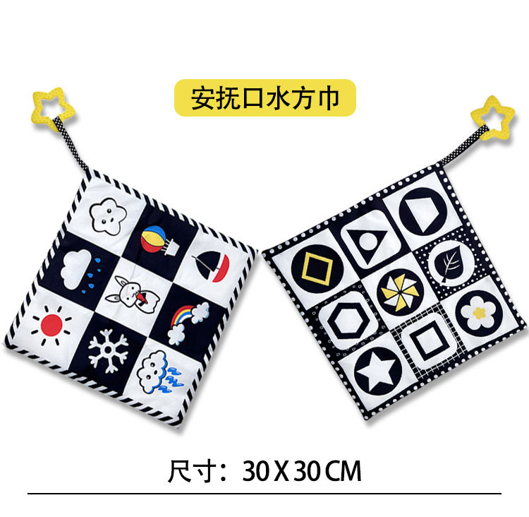 Sonajero para recién nacidos, colgante, tela de cama, libro, juego calmante, sensorial táctil, juguetes para bebés de 1 a 12 meses, Amazon