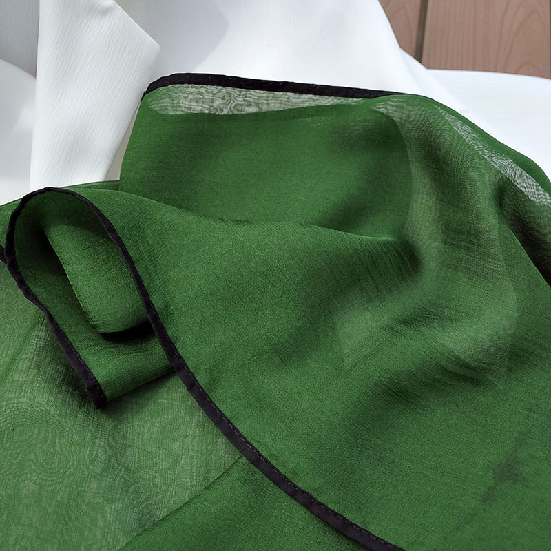 Buñuelo de seda sólida pequeña banda larga ligera Tiansil correa de cabello correa de cabello correa