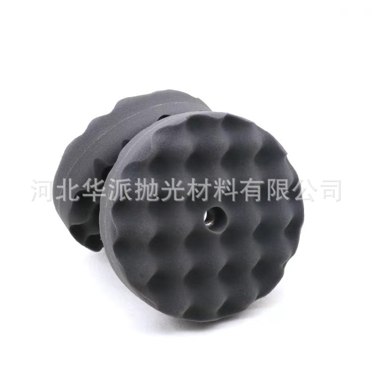 EE.UU. 8 pulgadas ondas de doble lado pulido de rueda esponja de automóviles de pulido de polidor grueso y fino pulido de acabado