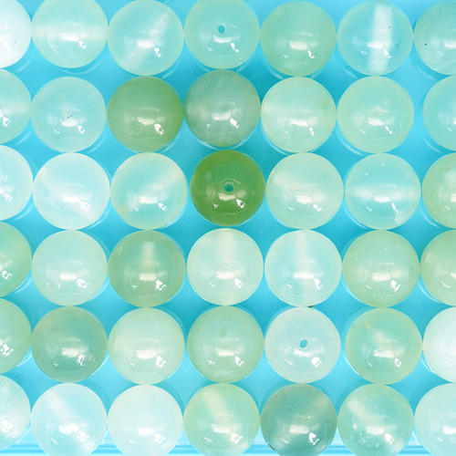 Handmade DIY Aventurine Jade Bead Bracelet Necklace Jade Bead String Jewelry Accessory Round Full Jade Beads