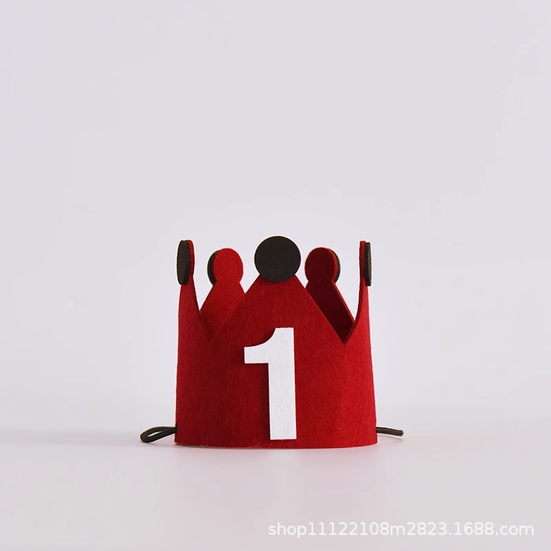Números de la corona de vino rojo 1-Embalaje individual / Altura 9cm Diámetro 10cm