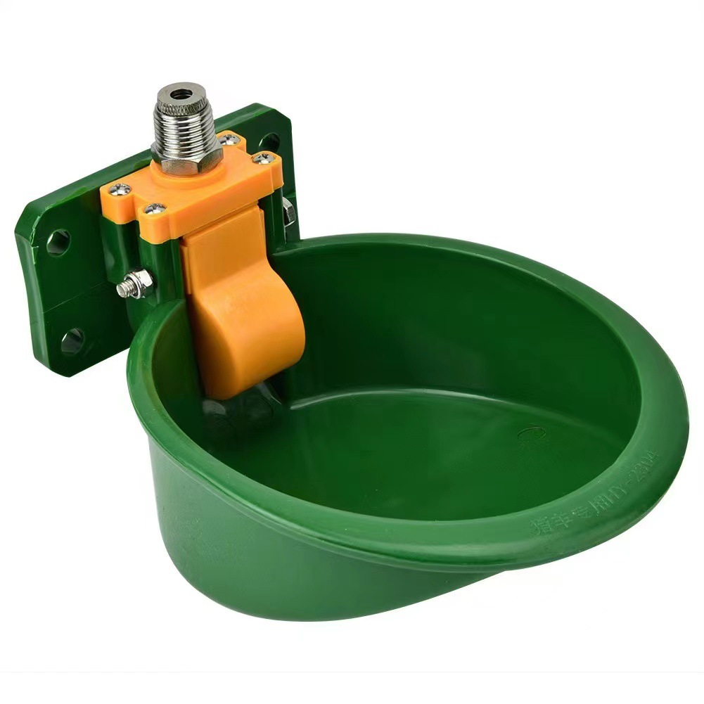 Cerdo y oveja tazón de agua transfronteriza Amazon nuevo engrosado válvula de cobre de plástico tazón de agua amniótica equipos de agua potable al por mayor