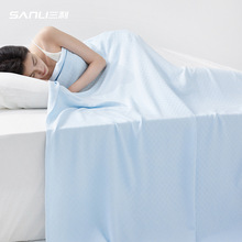 三利毛巾再生纤维素纤维(竹纤维)毛巾被华夫格夏凉毯单双人午休毯