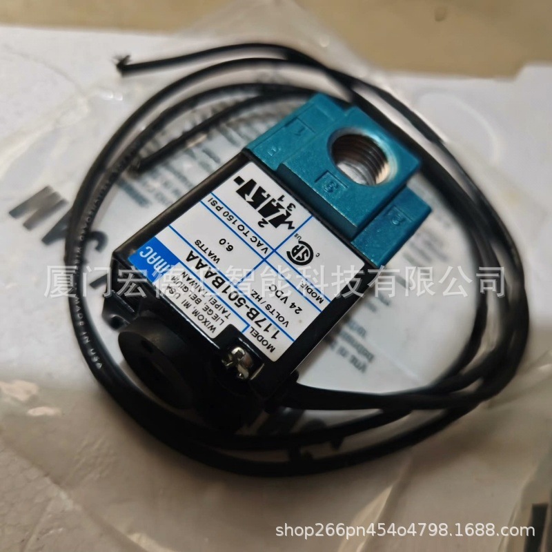 进口美国MAC电磁阀93A-CJ0-C0K-DP-DGLC-1BA=5027两位三通常开阀