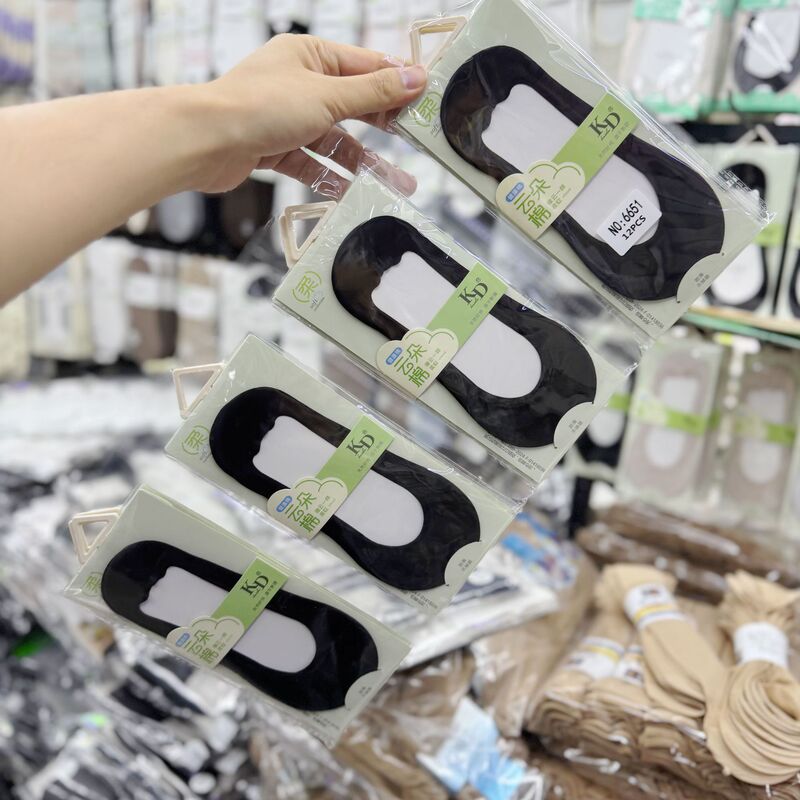 2025 New Keda Yunduo Cotton Kd Invisible Socks Wholesale Spring and Summer Multi-Color Soft Invisible Breathable