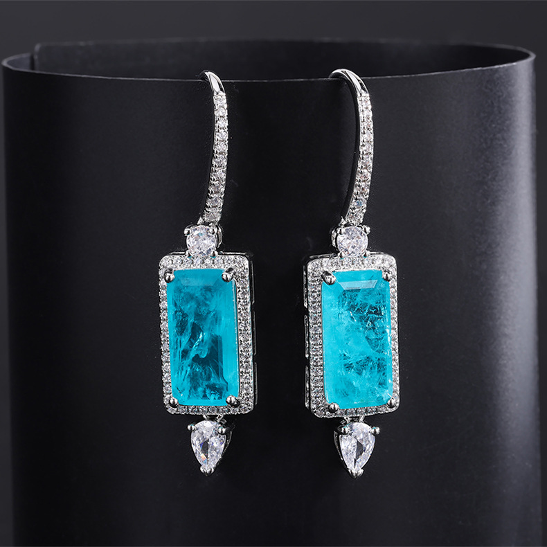 6g Weight Artificial Gemstones Inlay Material Jewelry Set Classification Earrings + Necklace Quantity Holiday Occasion Metal Material Geometric Pattern Unisex Gender Lady Geometric Metal Artificial Gemstones Unisex Jewelry Set 1 Piece 10