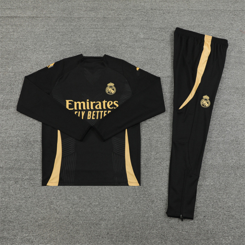 Jugadores fanáticos trajes de entrenamiento de mangas largas Real Madrid trajes de adultos Barcelona Arsenal camiseta de medio tracción Manchester City Juve image 8