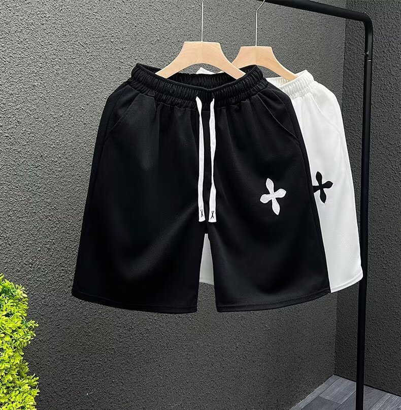 Premium Men's Casual Breathable Loose Fit Summer Striped Knee-Length Outdoor Shorts_viptrois.com
