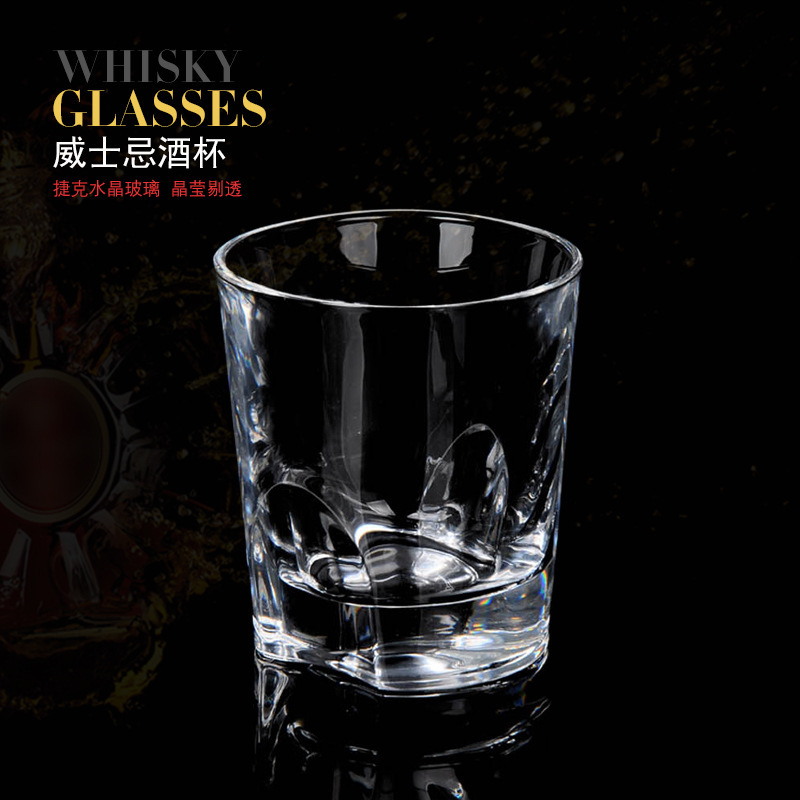 Vaso de vinos de Amazon suministro de vidrio de cristal creativo europeo Vaso de vinos de vinos de whisky de cerveza de bar