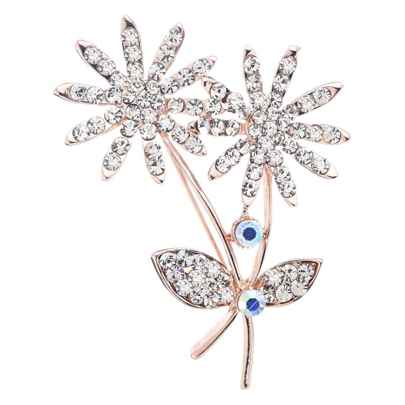 Broche de alto grado nicho bufanda hebilla aleación estilo coreano diamante incrustado abrigo perla ramillete ropa pin accesorios al por mayor